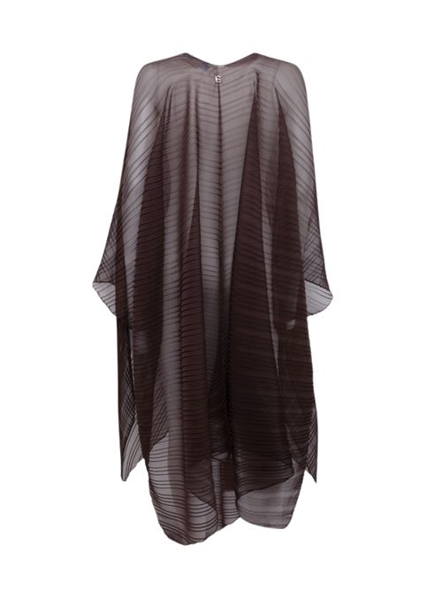 Maxi poncho in tulle plissé Fondente BLUGIRL | NA6013 T428990913
